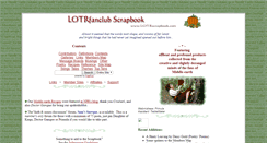 Desktop Screenshot of lotrscrapbook.bookloaf.net